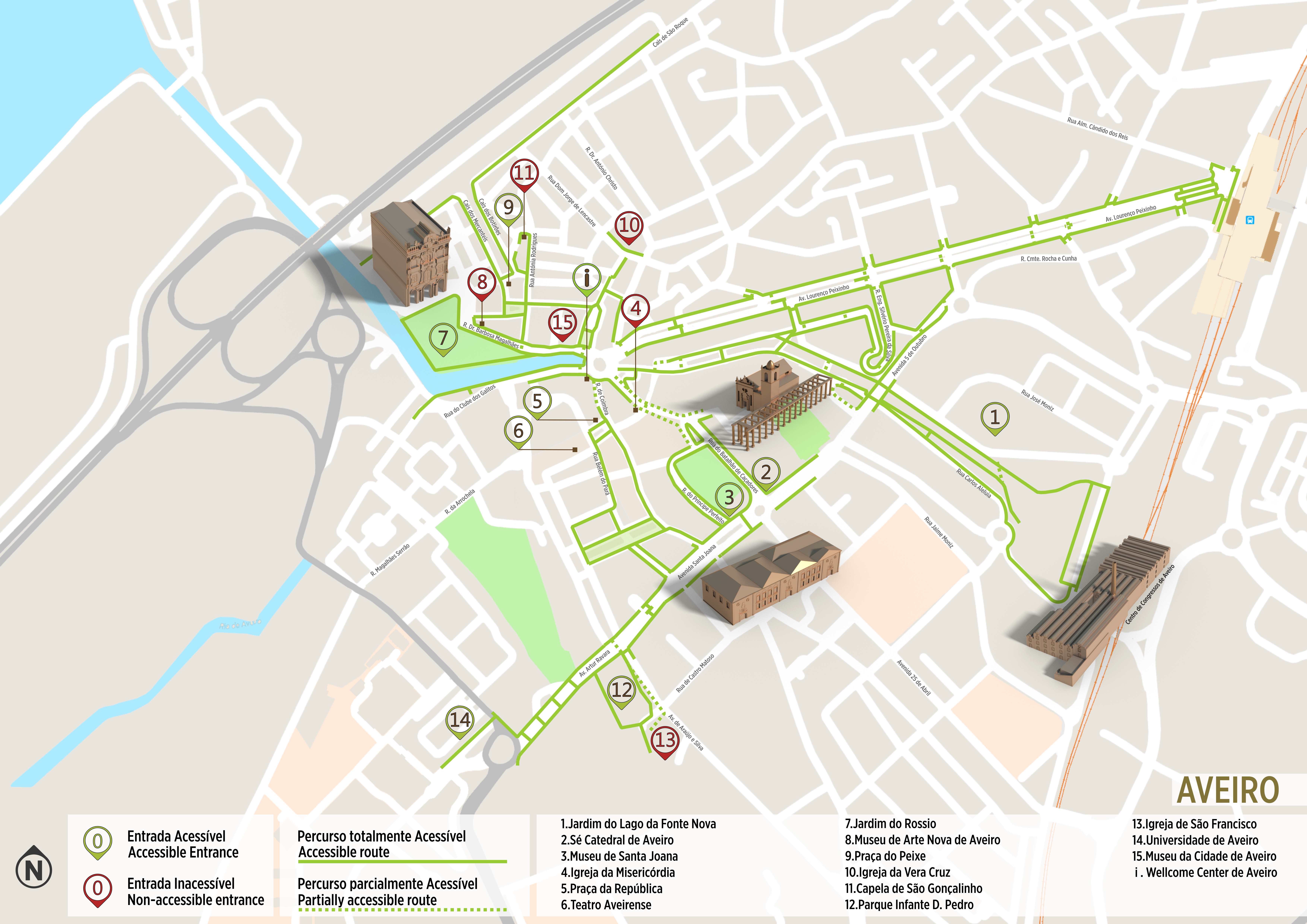 Mapa MICHELIN Aveiro - mapa Aveiro - ViaMichelin