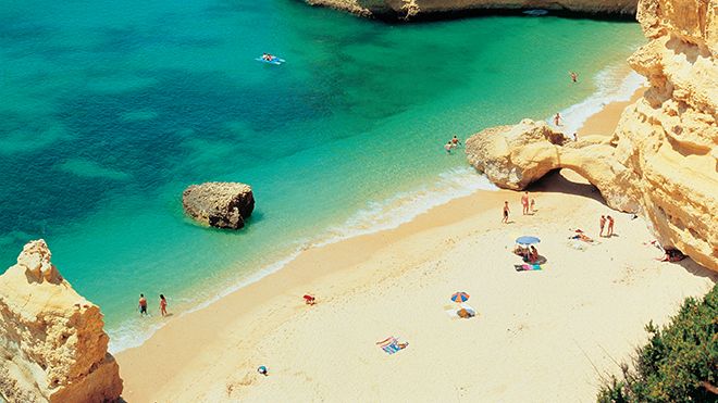 Praia Da Marinha Www Visitportugal Com