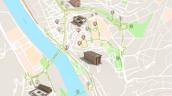 Mapa Coimbra - acessível
