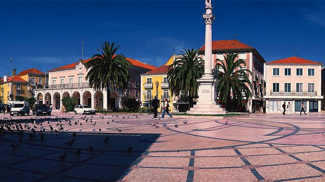 Mapa distrito Setubal de parede