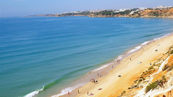 Praia Da Falesia Acoteias Alfamar Www Visitportugal Com