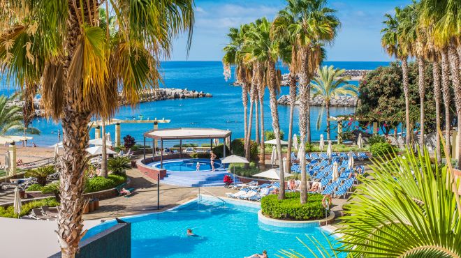 Calheta Beach Pool Area