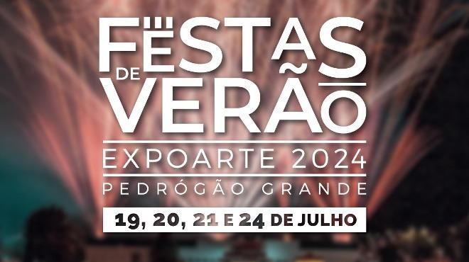 Fiesta de Verano y ExpoArte 2024
Lugar FB CM Pedrógão Grande
Foto: DR