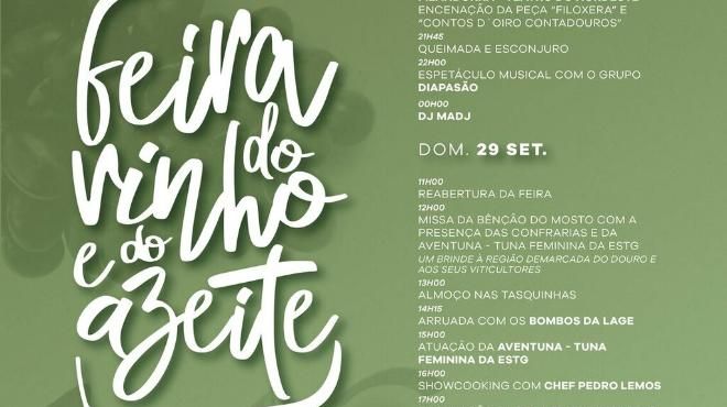 Feira do Vinho e do Azeite
場所: Câmara Municipal de Sabrosa
写真: DR