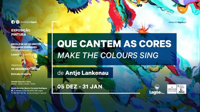 Que Cantem as Cores, de Antje Lankenau
Lugar CM Lagoa
Foto: DR