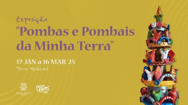 Pombas e pombais da minha terra
Local: Câmara Municipal de Barcelos
Foto: DR