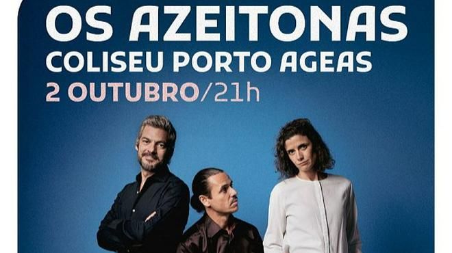 Os Azeitonas – 20 Anos
Place: Coliseu Porto Ageas
Photo: DR