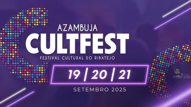 Cultfest – Festival Cultural do Ribatejo
Ort: FB Cultfest – Festival Cultural do Ribatejo
Foto: DR Cultfest – Festival Cultural do Ribatejo
Ort: FB Cultfest – Festival Cultural do Ribatejo
Foto: DR