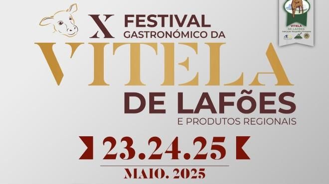Festival Gastronómico da Vitela de Lafões
Lugar CM Vouzela
Foto: DR Festival Gastronómico da Vitela de Lafões
Lugar CM Vouzela
Foto: DR