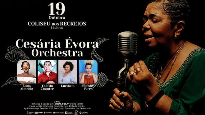 Cesária Évora Orchestra
Local: Grupo Chiado
Foto: DR Cesária Évora Orchestra
Local: Grupo Chiado
Foto: DR