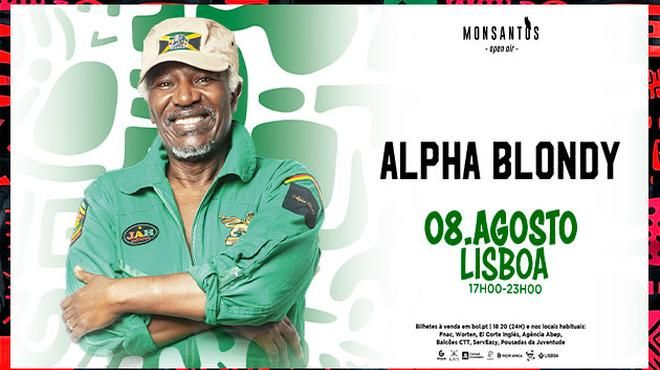 Alpha Blondy
Luogo: Grupo Chiado
Photo: DR Alpha Blondy
Luogo: Grupo Chiado
Photo: DR