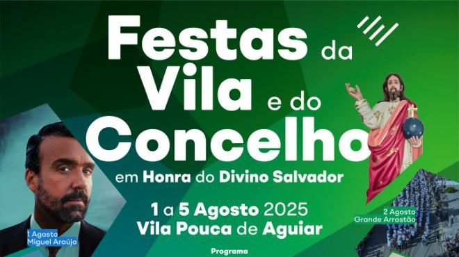 Festas da Vila e do Concelho de Vila Pouca de Aguiar
Ort: Câmara Municipal de Vila Pouca de Aguiar
Foto: DR Festas da Vila e do Concelho de Vila Pouca de Aguiar
Ort: Câmara Municipal de Vila Pouca de Aguiar
Foto: DR
