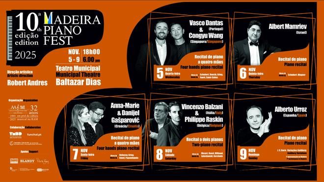 Madeira Piano Fest
地方: Teatro Municipal Baltazar Dias
照片: DR Madeira Piano Fest
地方: Teatro Municipal Baltazar Dias
照片: DR