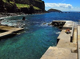 Bathing in the Azores