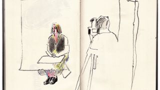 Urban Sketchers em Lisboa - Lis Watkins
Фотография: José Louro