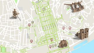 Mapa Lisboa - Rossio - acessível