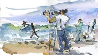 Urban Sketchers - Suhita Shirodkar - Supertubos-Peniche
Место: Peniche
Фотография: Suhita Shirodkar