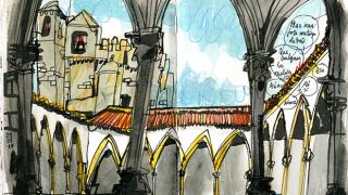 Urban Sketchers - Inma Serrano - Convento de Cristo
Место: Tomar
Фотография: Inma Serrano