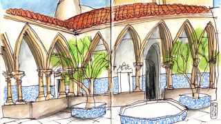 Urban Sketchers - Nelson Paciência - Convento de Cristo
Место: Tomar
Фотография: Nelson Paciência