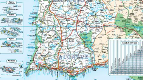 Mapa : Mapa De Portugal Para Imprimir em 2023  Portugal mapa, Roteiro de  viagem portugal, Piscinas incríveis