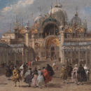Venise à une fête au XVIIIe siècle Peinture