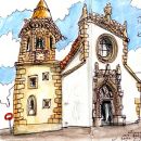 Urban Sketchers - Nelson Paciência - Igreja de São Baptista 
Local: Tomar
Foto: Nelson Paciência