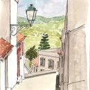 Urban Sketchers - Pedro Cabral - Alte 
Место: Alte / Via Algarviana
Фотография: Pedro Cabral