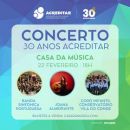 Concerto Solidário – 30 anos da Acreditar
場所: Casa da Música
写真: DR