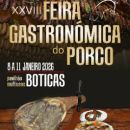 Pig Gastronomic Fair
Place: Câmara Municipal de Boticas
Photo: DR Pig Gastronomic Fair
Place: Câmara Municipal de Boticas
Photo: DR