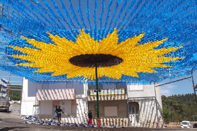 Ruas enfeitadas em Pereiro de Mação