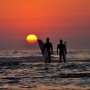 Surf ao por do sol Surf ao por do sol
