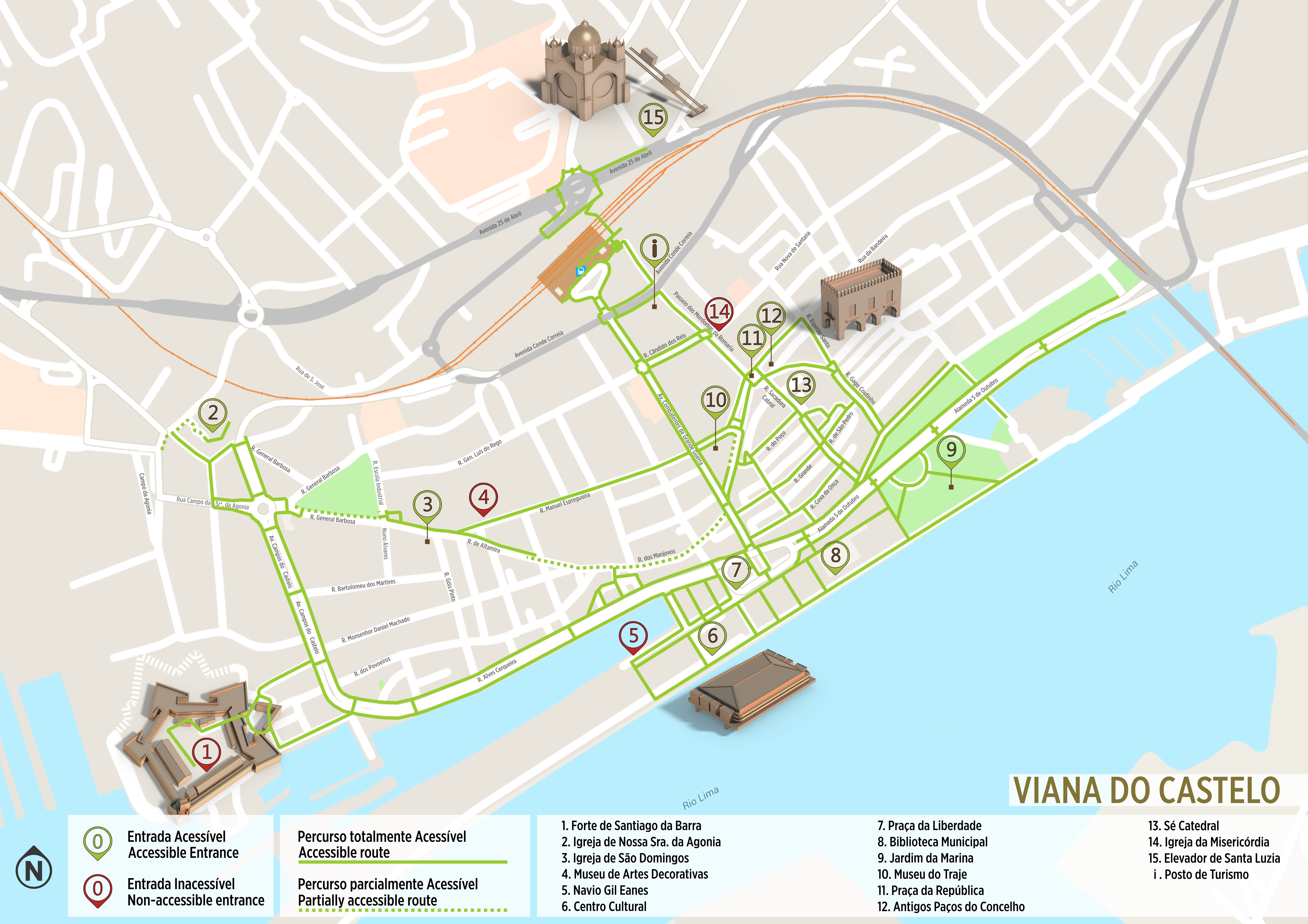 Viana Do Castelo Map Viana Do Castelo – Accessible Itinerary | Www.visitportugal.com