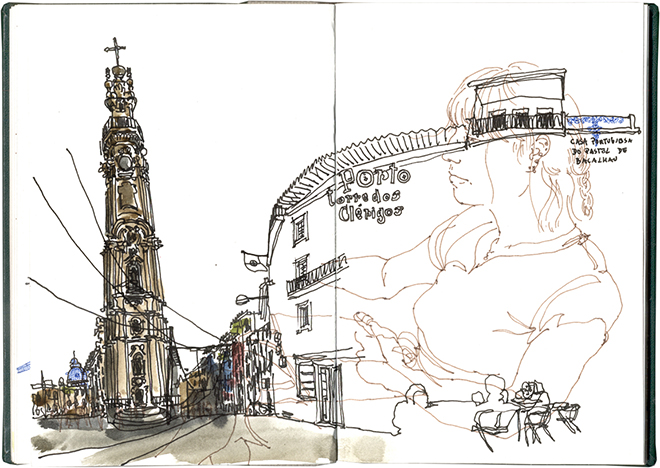 Urban Sketchers: os artistas que desenharam o Porto